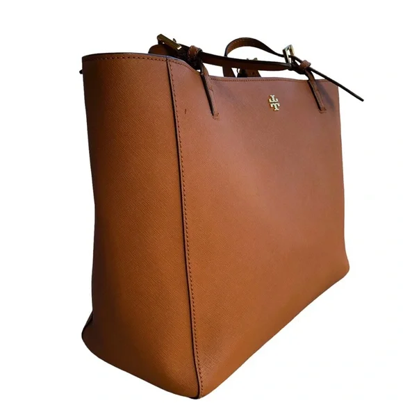 Tory Burch Cardamom Extra Large Zippered Tote Excellent Condition HP - Picture 8 of 17